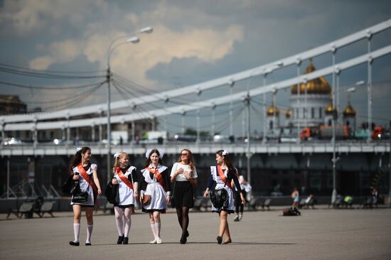 Last Bell ceremony in Moscow