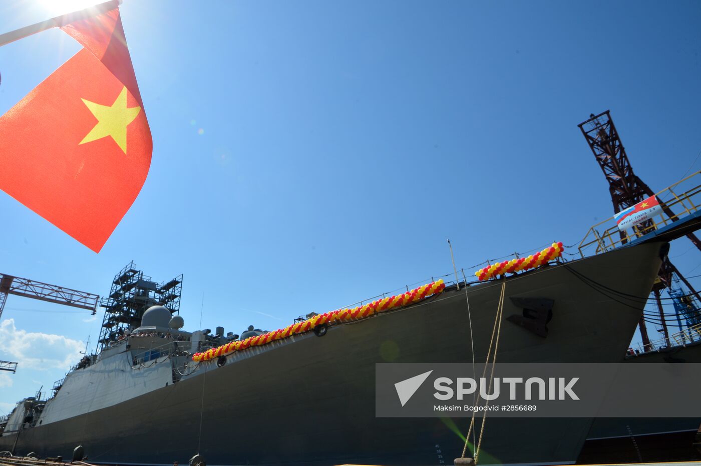 Launch of second Gepard-class frigate in Zelenodolsk