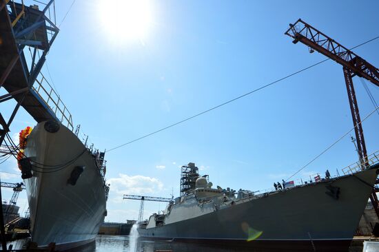 Launch of second Gepard-class frigate in Zelenodolsk