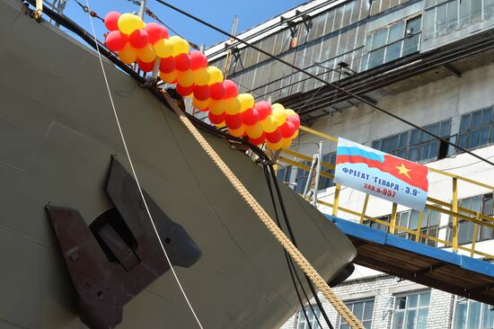 Launch of second Gepard-class frigate in Zelenodolsk
