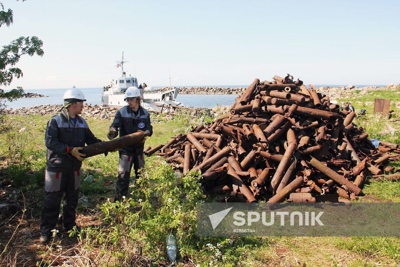 The Complex expedition Gogland of the Russian Geographical Society (RGS)