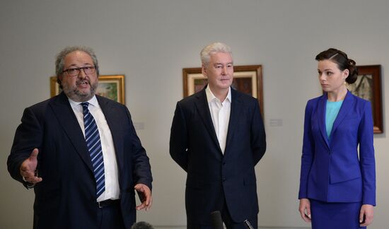 Moscow Mayor Sergei Sobyanin opens Russian Impressionism Museum