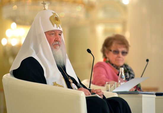 President Vladimir Putin speaks at plenary meeting of Russian Language and Literature Association