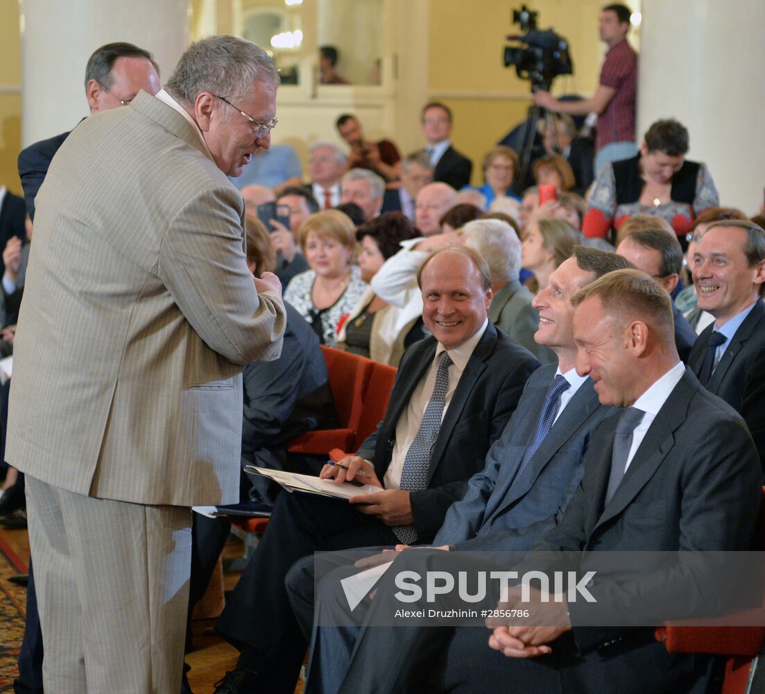 President Vladimir Putin speaks at plenary meeting of Russian Language and Literature Association