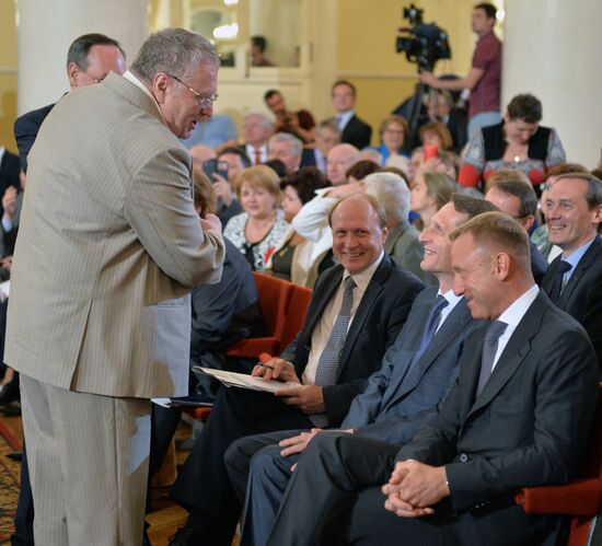 President Vladimir Putin speaks at plenary meeting of Russian Language and Literature Association