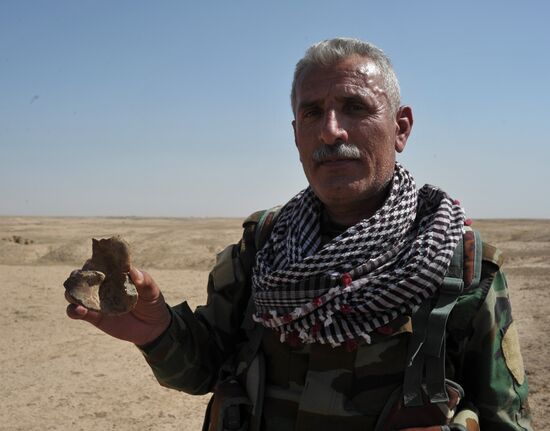 Finding and removing mines planted by ISIS in Iraq’s Kirkuk province