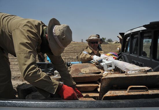 Finding and removing mines planted by ISIS in Iraq’s Kirkuk province