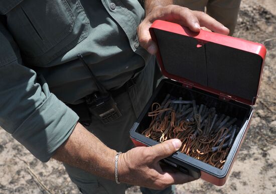 Finding and removing mines planted by ISIS in Iraq’s Kirkuk province