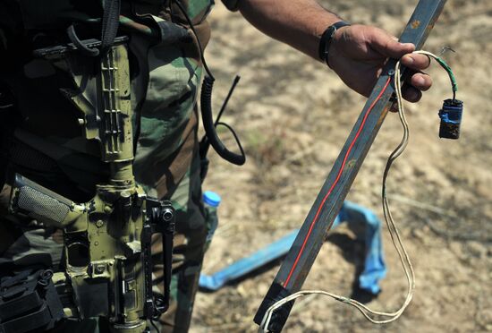 Finding and removing mines planted by ISIS in Iraq’s Kirkuk province