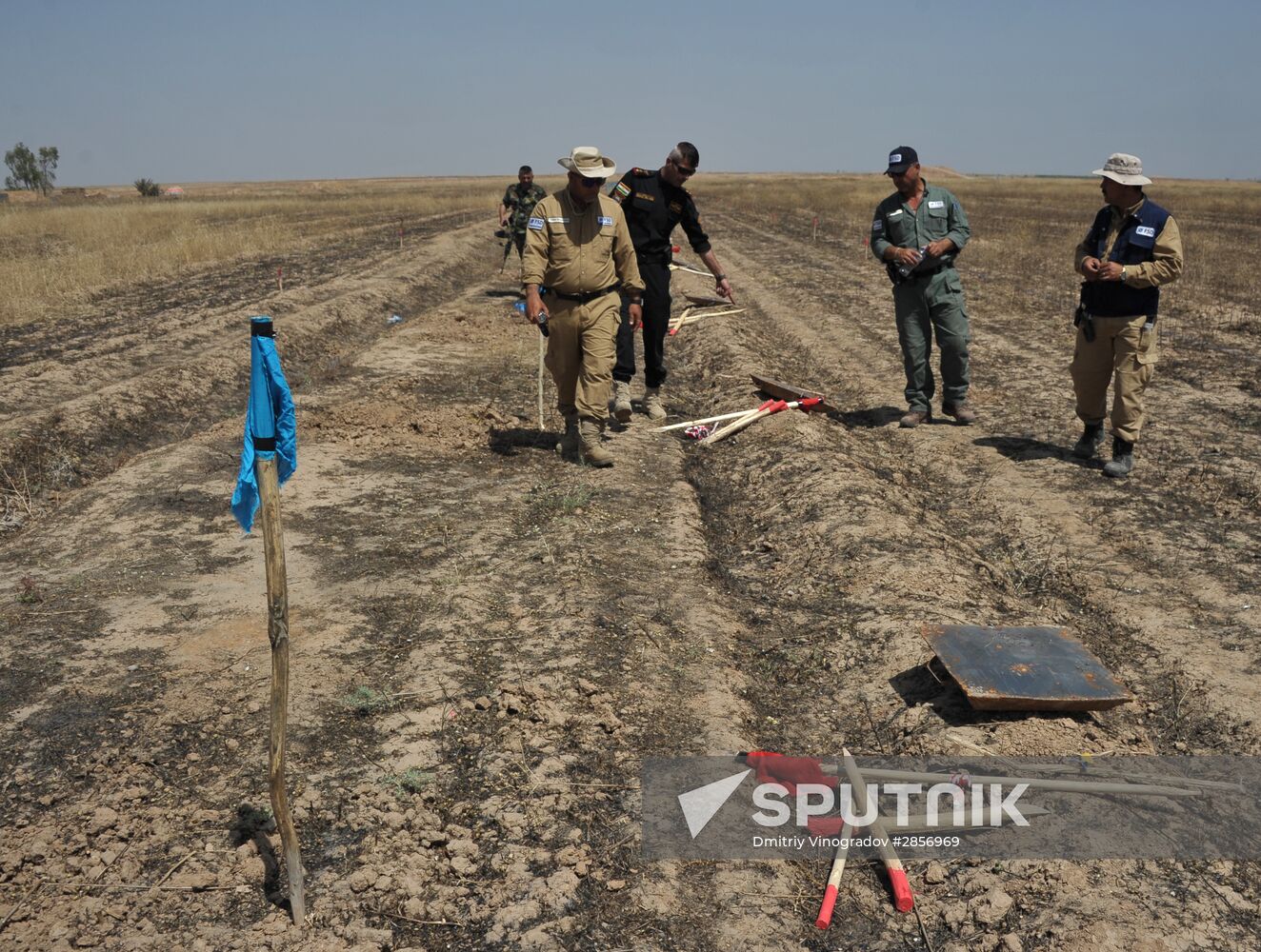 Finding and removing mines planted by ISIS in Iraq’s Kirkuk province