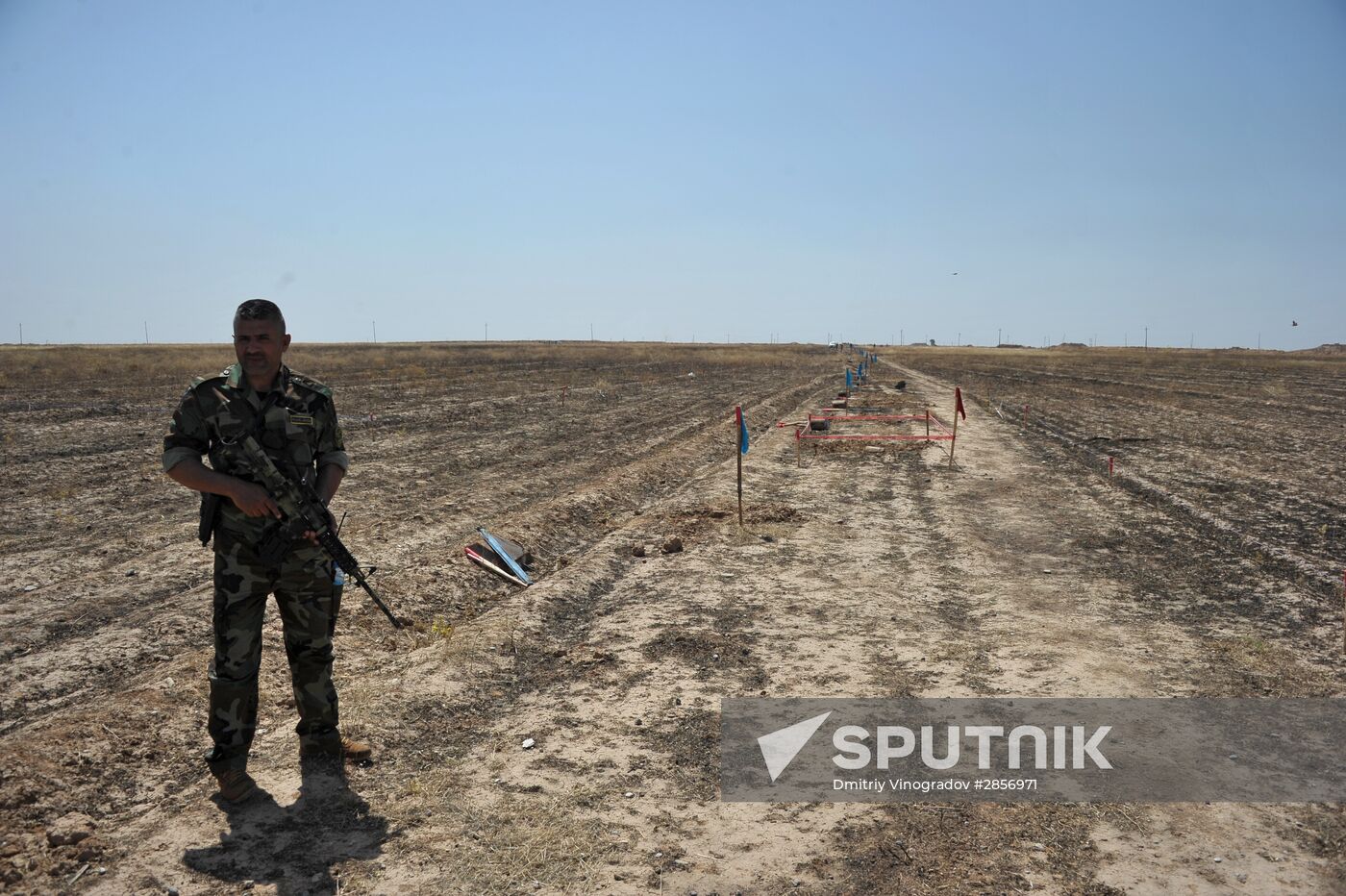 Finding and removing mines planted by ISIS in Iraq’s Kirkuk province