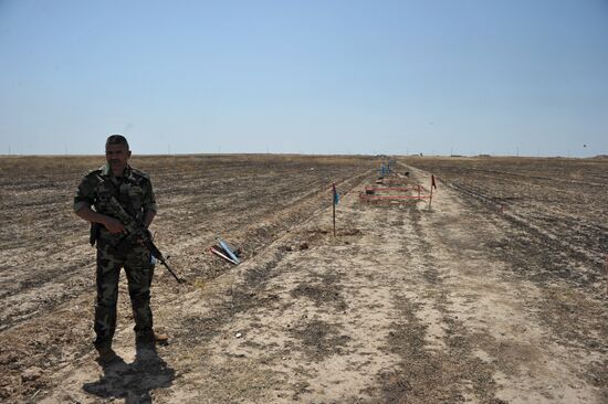 Finding and removing mines planted by ISIS in Iraq’s Kirkuk province