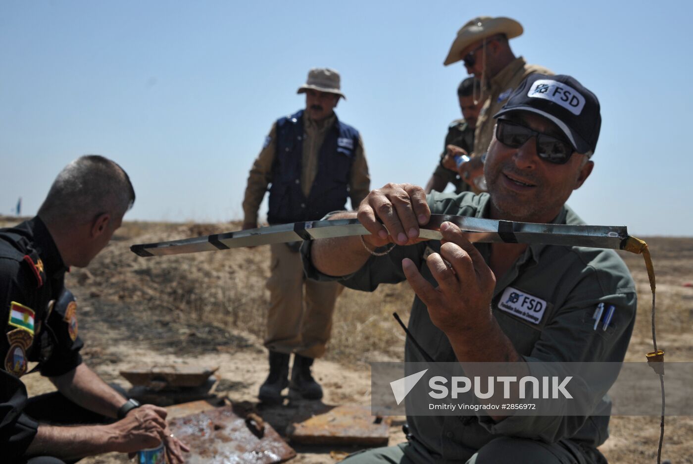 Finding and removing mines planted by ISIS in Iraq’s Kirkuk province