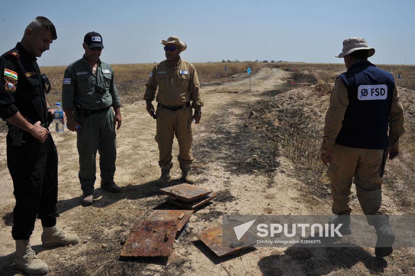 Finding and removing mines planted by ISIS in Iraq’s Kirkuk province