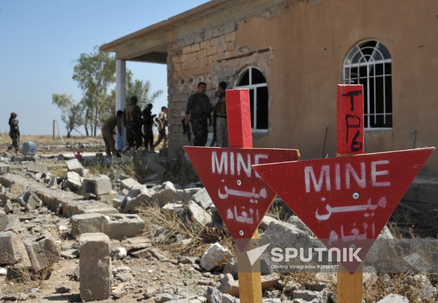 Finding and removing mines planted by ISIS in Iraq’s Kirkuk province