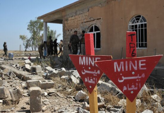 Finding and removing mines planted by ISIS in Iraq’s Kirkuk province