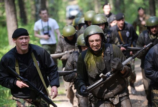 Black beret test in Yekaterinburg