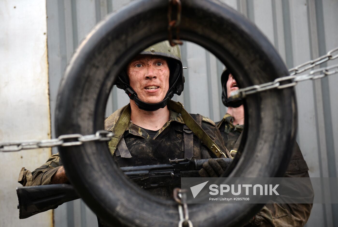 Black beret test in Yekaterinburg