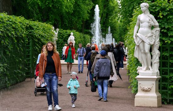 Fountain season launched in St. Petersburg's Summer Garden
