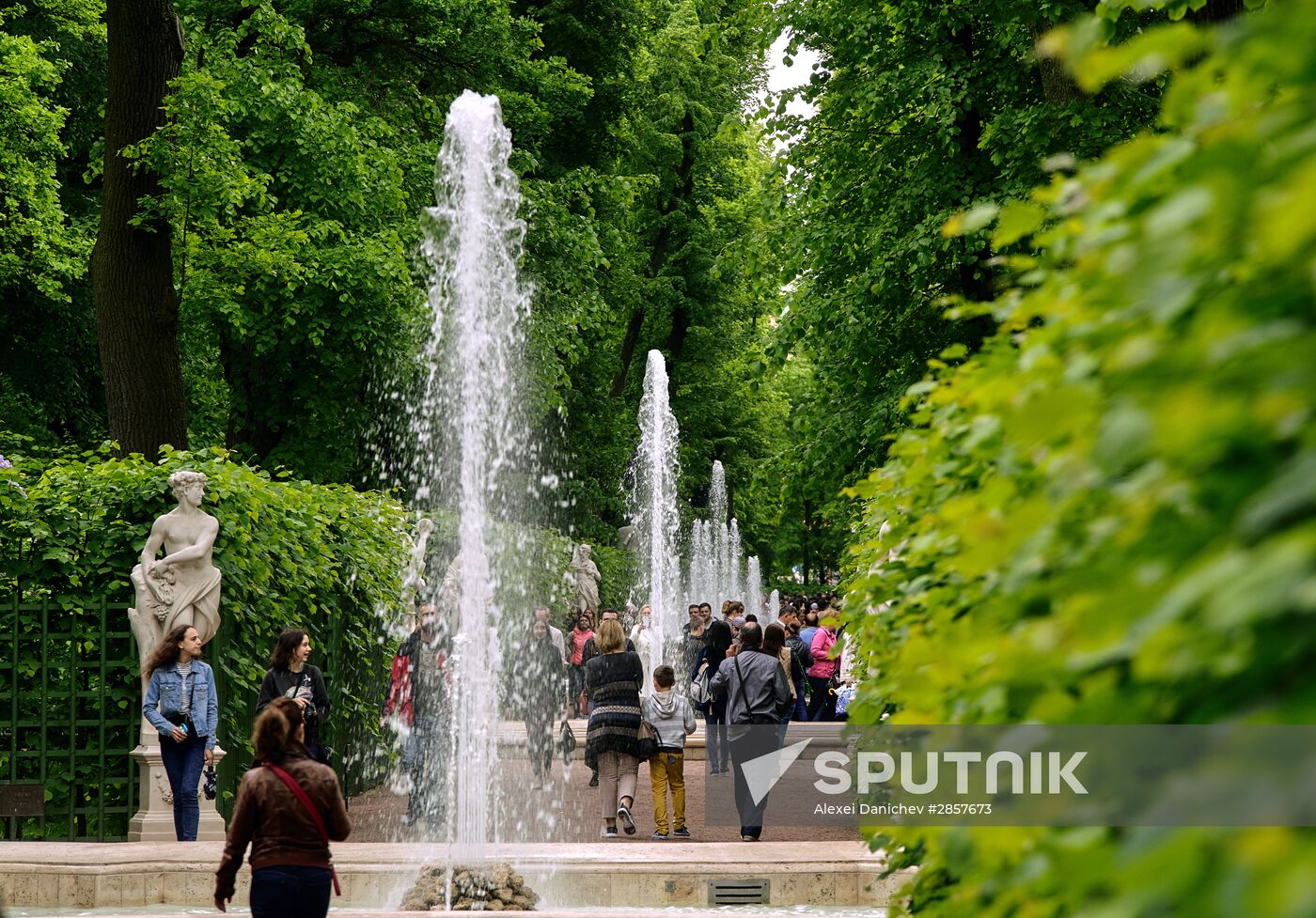 Fountain season launched in St. Petersburg's Summer Garden