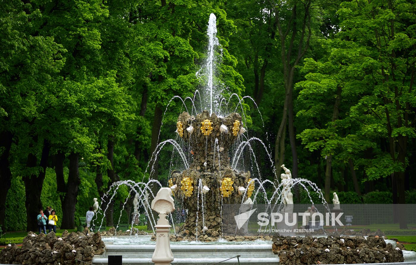 Fountain season launched in St. Petersburg's Summer Garden