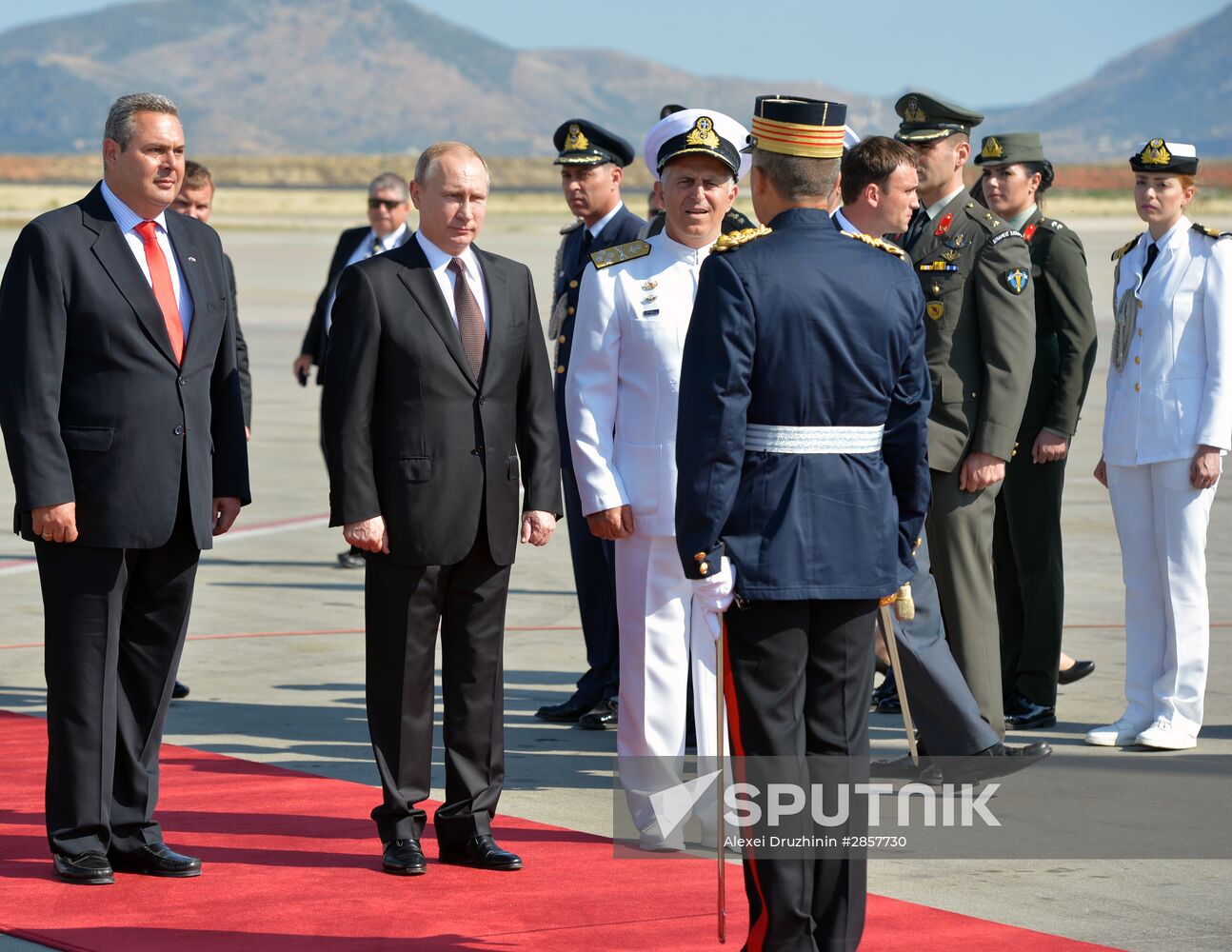 President Vladimir Putin visits Greece