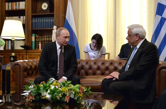 President Vladimir Putin visits Greece