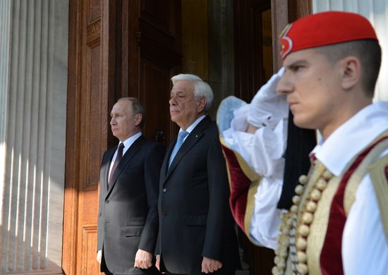 President Vladimir Putin visits Greece