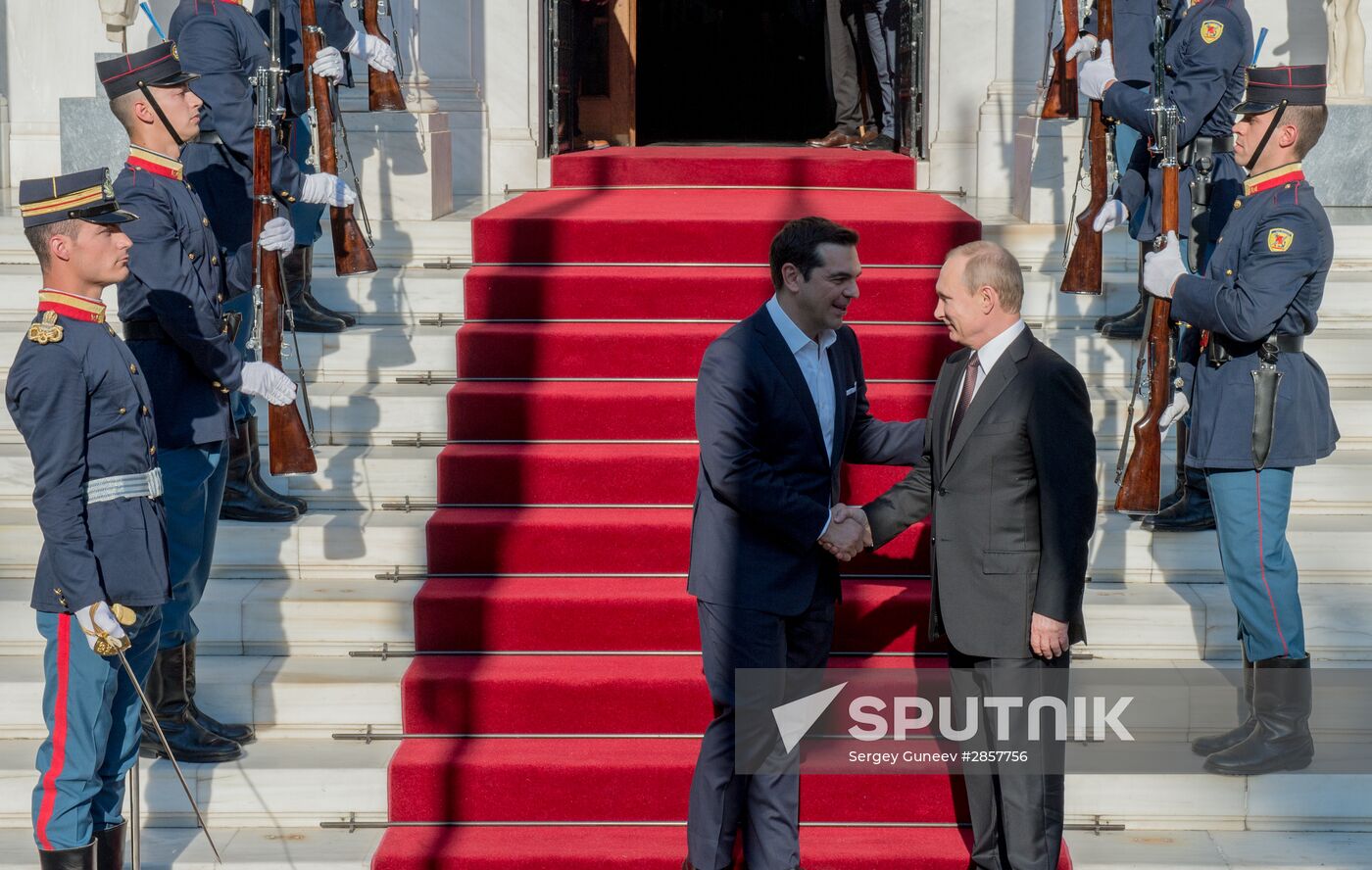 President Vladimir Putin visits Greece
