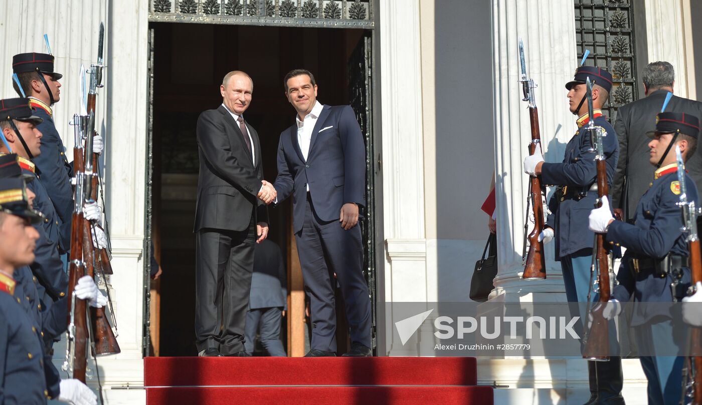 President Vladimir Putin visits Greece