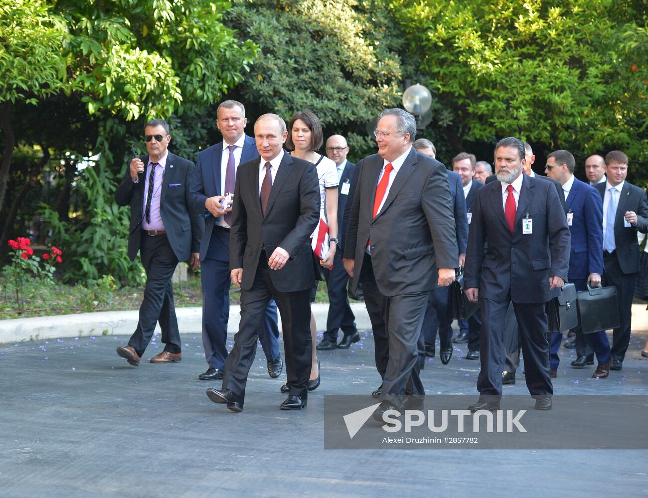 President Vladimir Putin visits Greece
