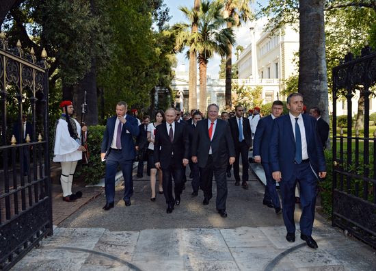 President Vladimir Putin visits Greece