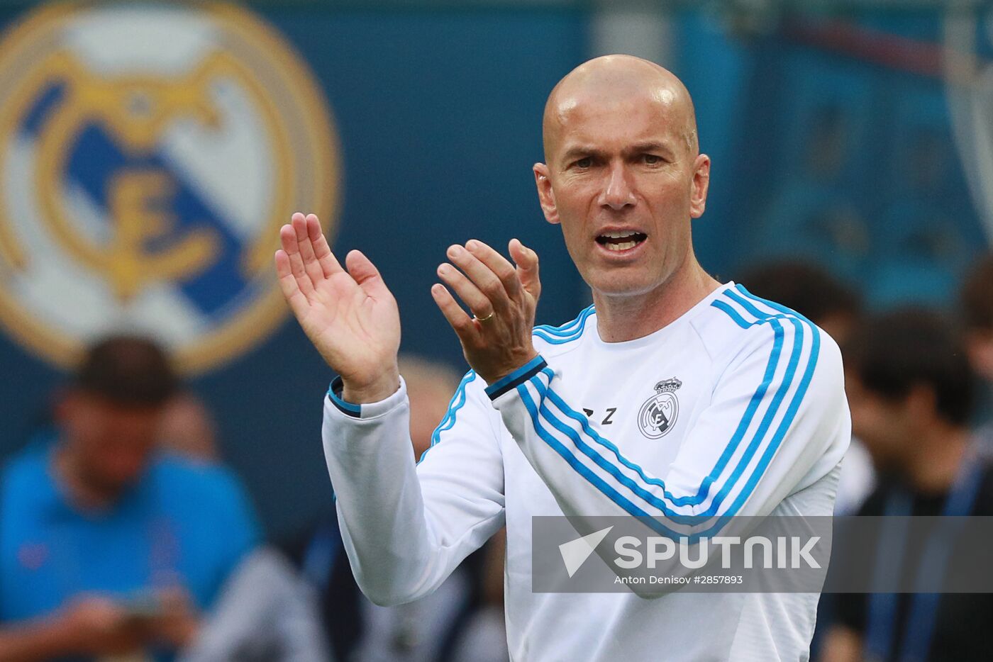 Football. Champions League. Real Madrid's training session