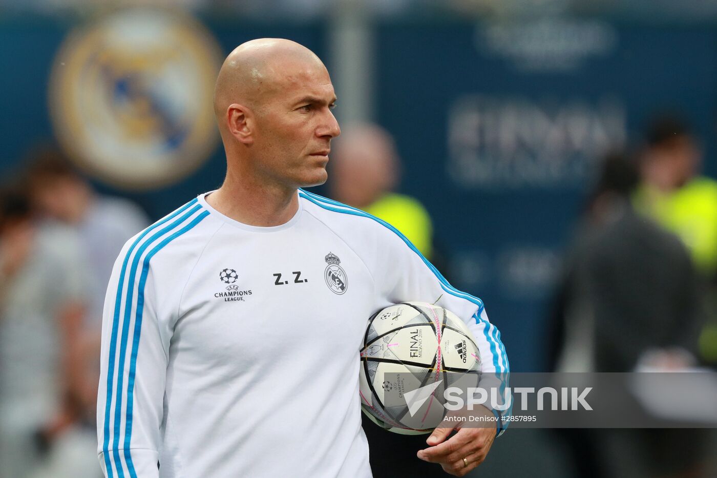 Football. Champions League. Real Madrid's training session