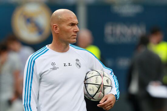 Football. Champions League. Real Madrid's training session