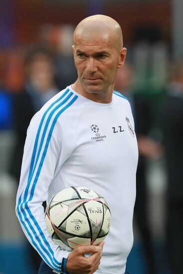 Football. Champions League. Real Madrid's training session