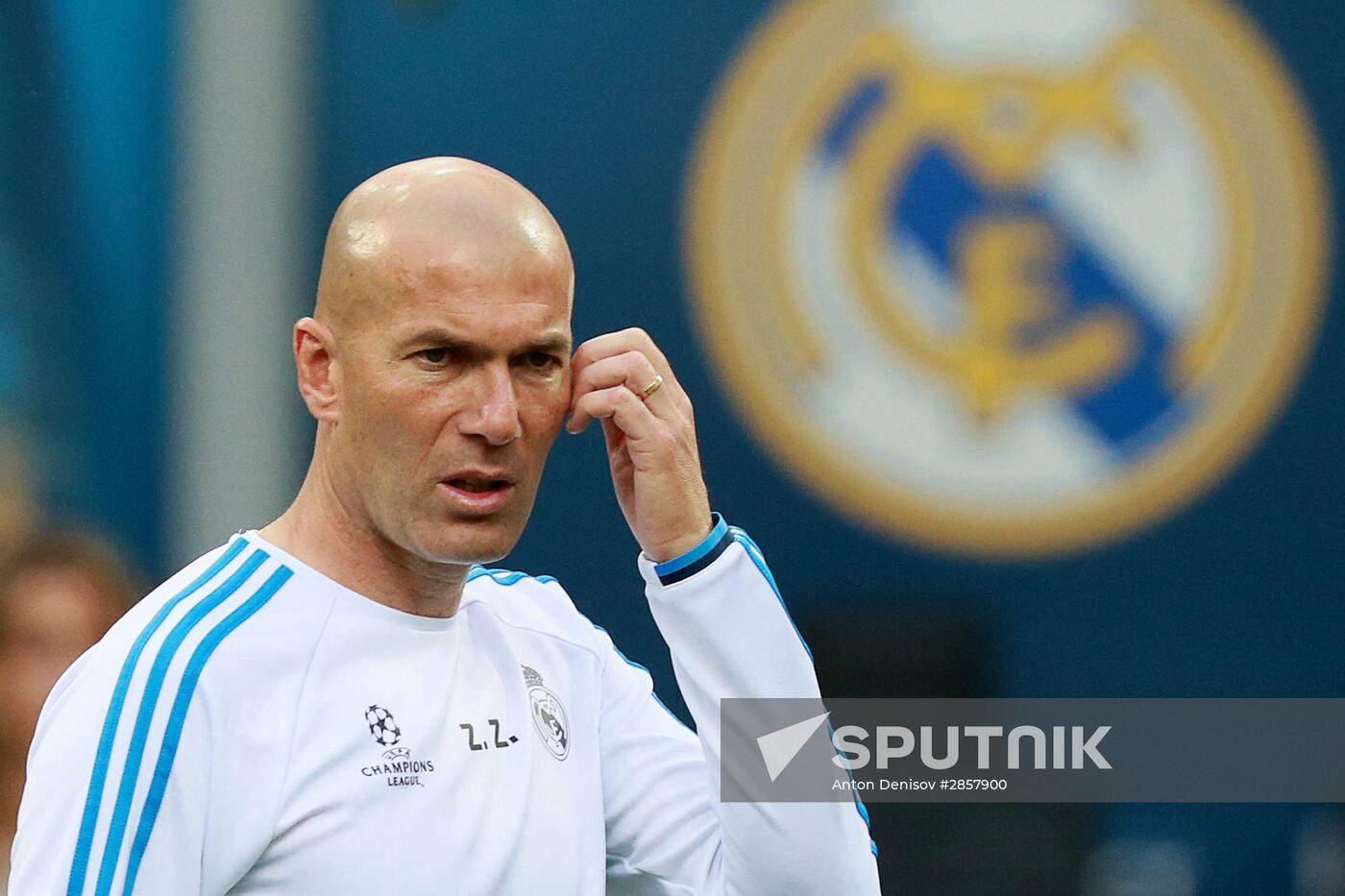 Football. Champions League. Real Madrid's training session