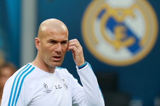 Football. Champions League. Real Madrid's training session