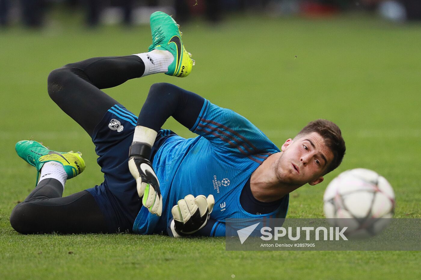 Football. Champions League. Real Madrid's training session