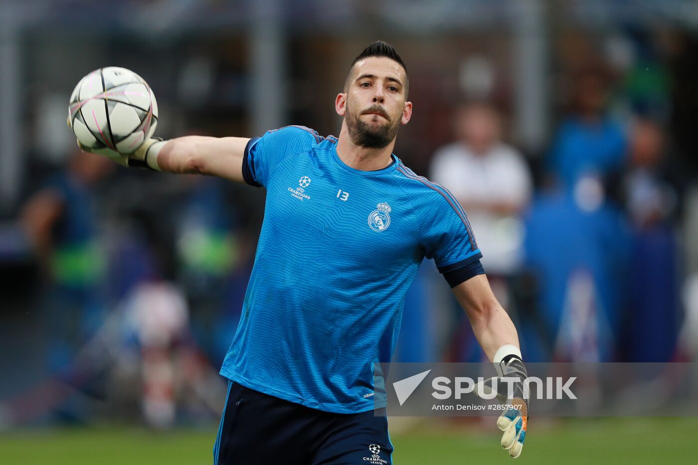Football. Champions League. Real Madrid's training session