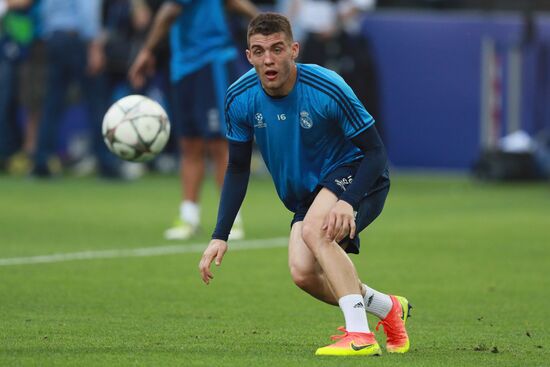 Football. Champions League. Real Madrid's training session