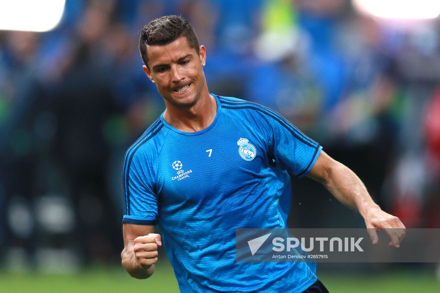 Football. Champions League. Real Madrid's training session