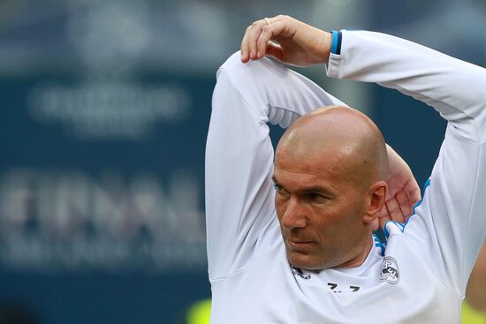Football. Champions League. Real Madrid's training session