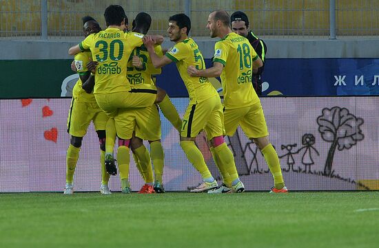 Russian Football Premier League. Anzhi vs. Volgar