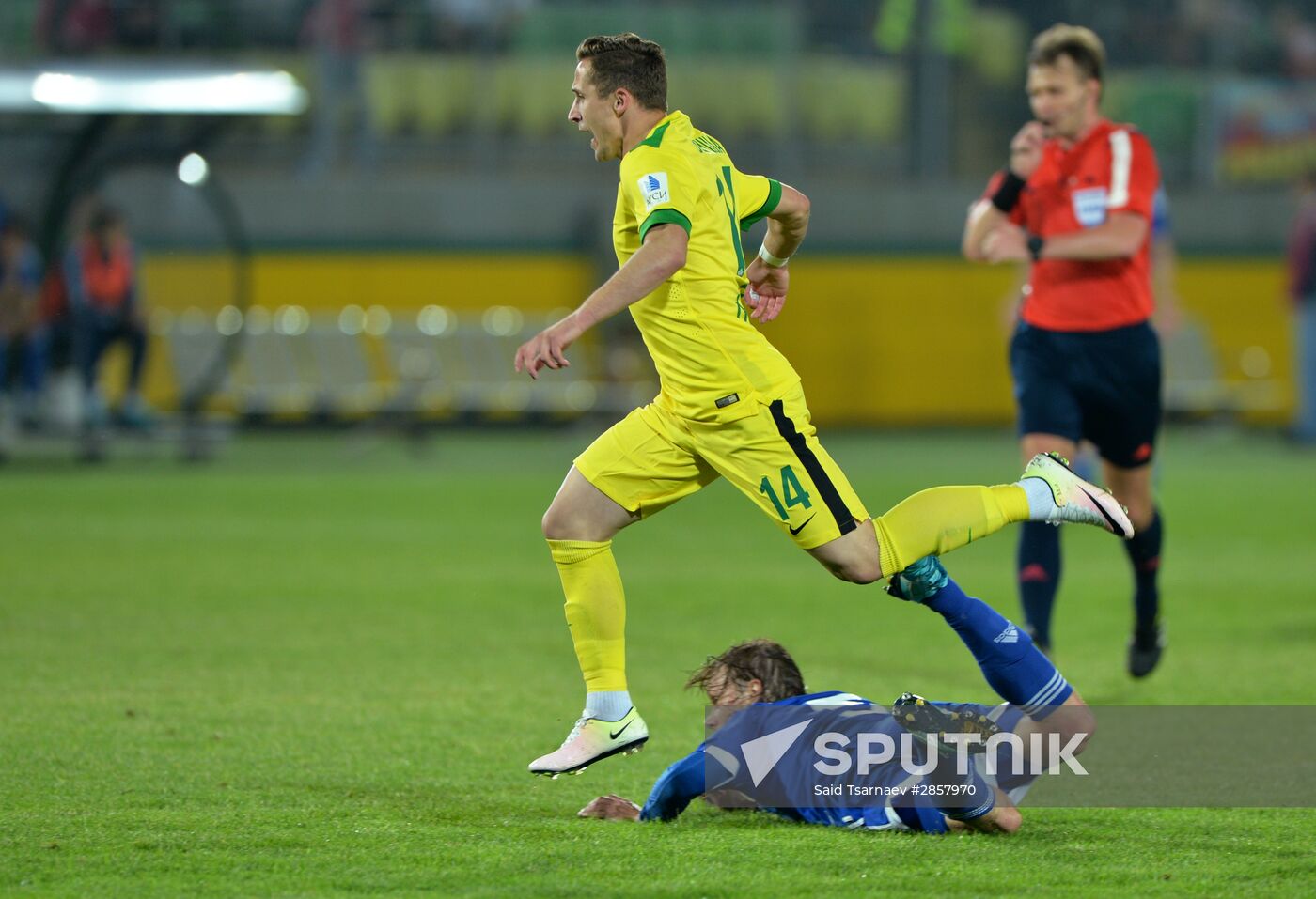 Russian Football Premier League. Anzhi vs. Volgar