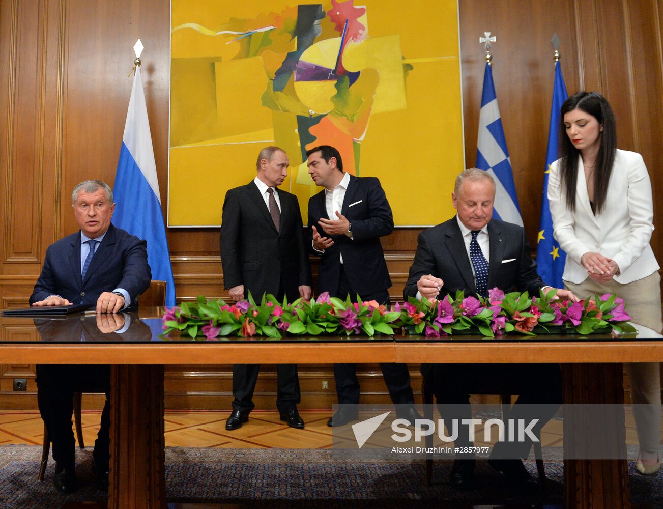 President Vladimir Putin visits Greece