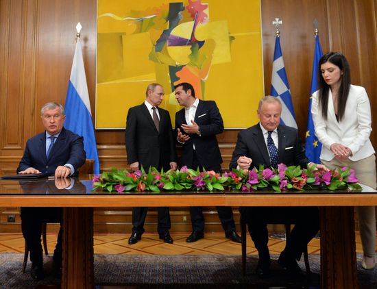 President Vladimir Putin visits Greece