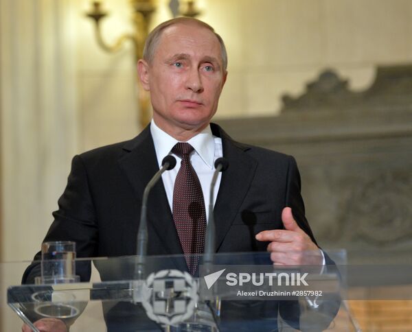 President Vladimir Putin visits Greece