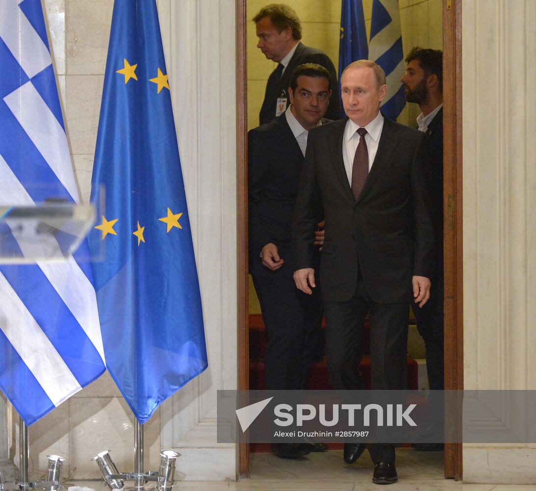 President Vladimir Putin visits Greece