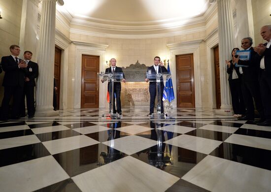 President Vladimir Putin visits Greece
